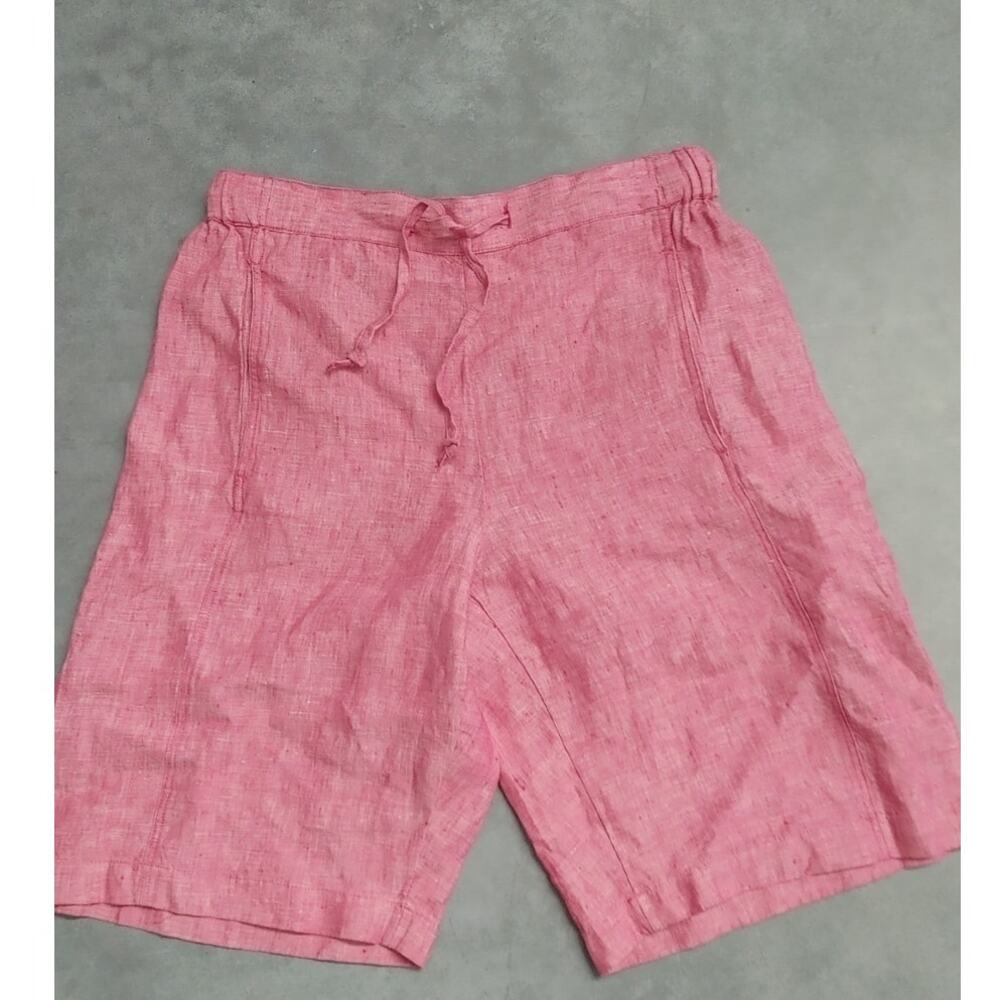 Coldwater Creek Bermuda Shorts sz 12 100% Linen